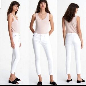 Adriano Goldschmied White the Stilt Cigarette Skinny Cotton Jean Size 27R